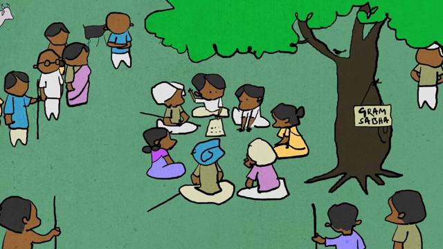 Still from the film Forest Rights