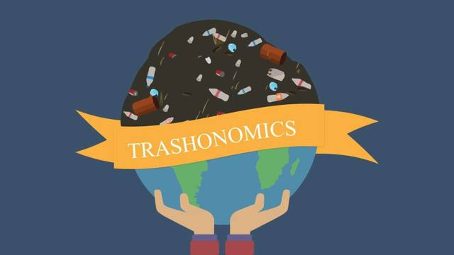 Still from the film Trashonomics